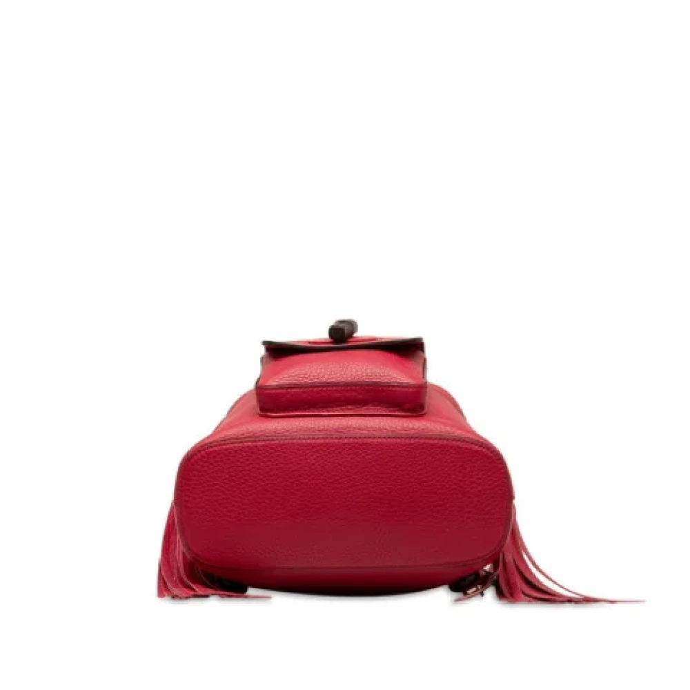 Gucci Vintage Pre-owned Fabric gucci-bags Red Dames