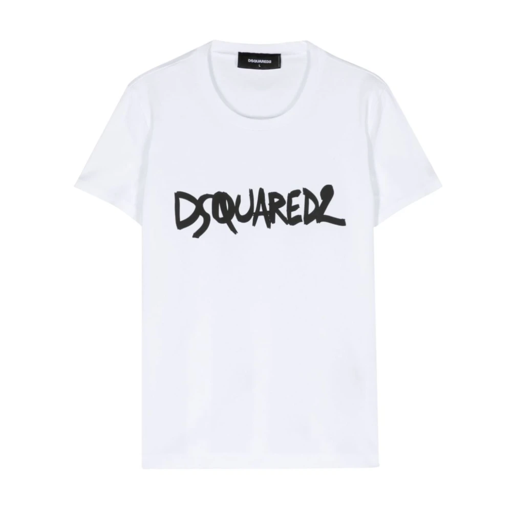 Dsquared2 Casual T-shirt Collectie White Dames