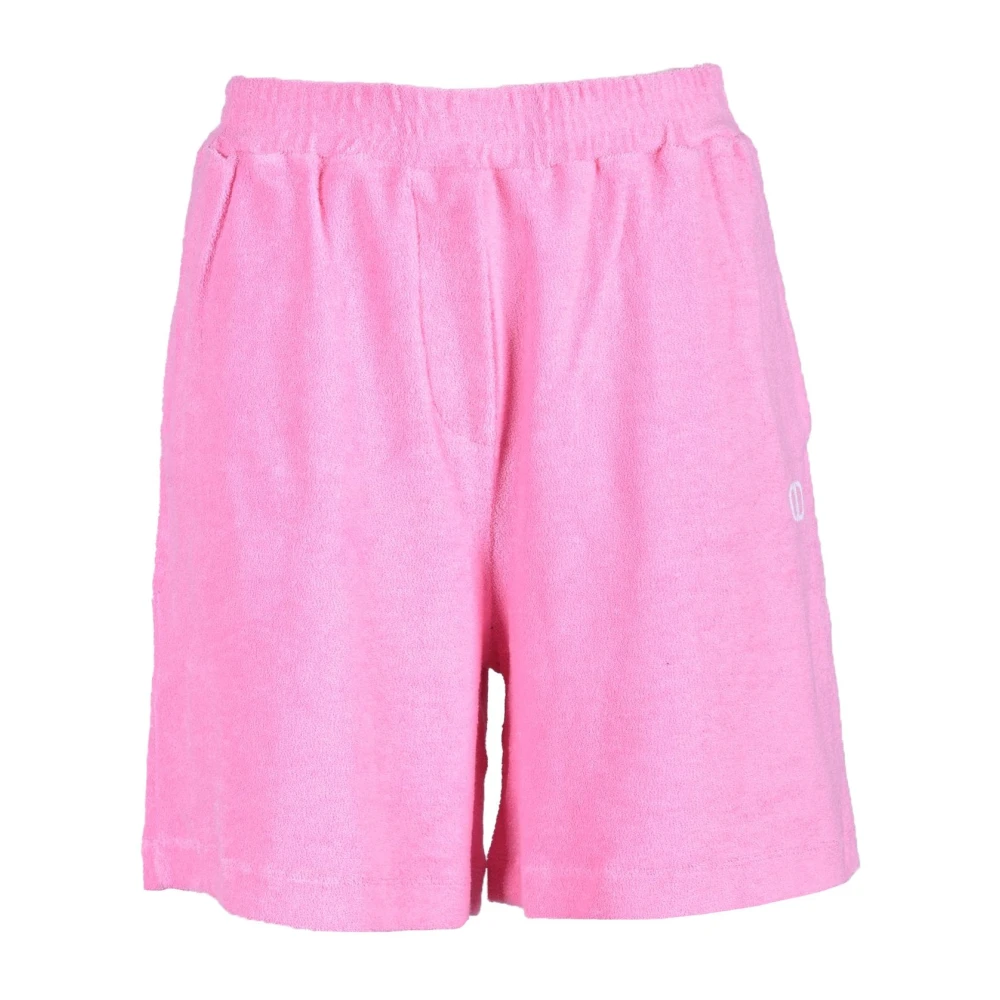 Douuod Woman Katoenen Shorts Pink Dames