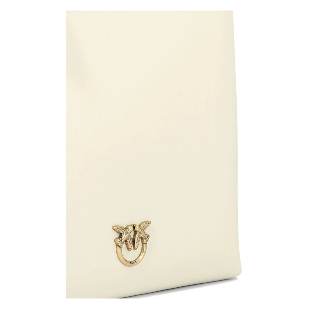 pinko Mini Shopper Tas Beige Dames