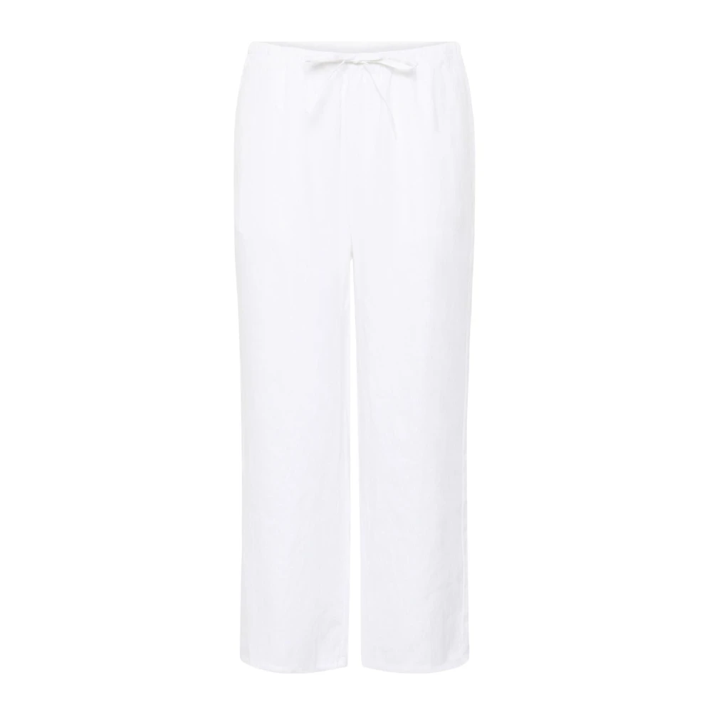 Part Two Women's White Cropped Trousers - Cropped Trousers - 3XL - Trousers