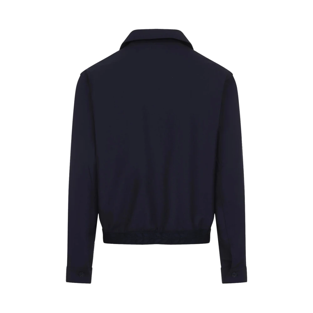 Casablanca Navy Blauwe Rits Jas Blue Heren