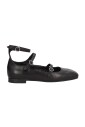 casual-black-leather-ballet-flats