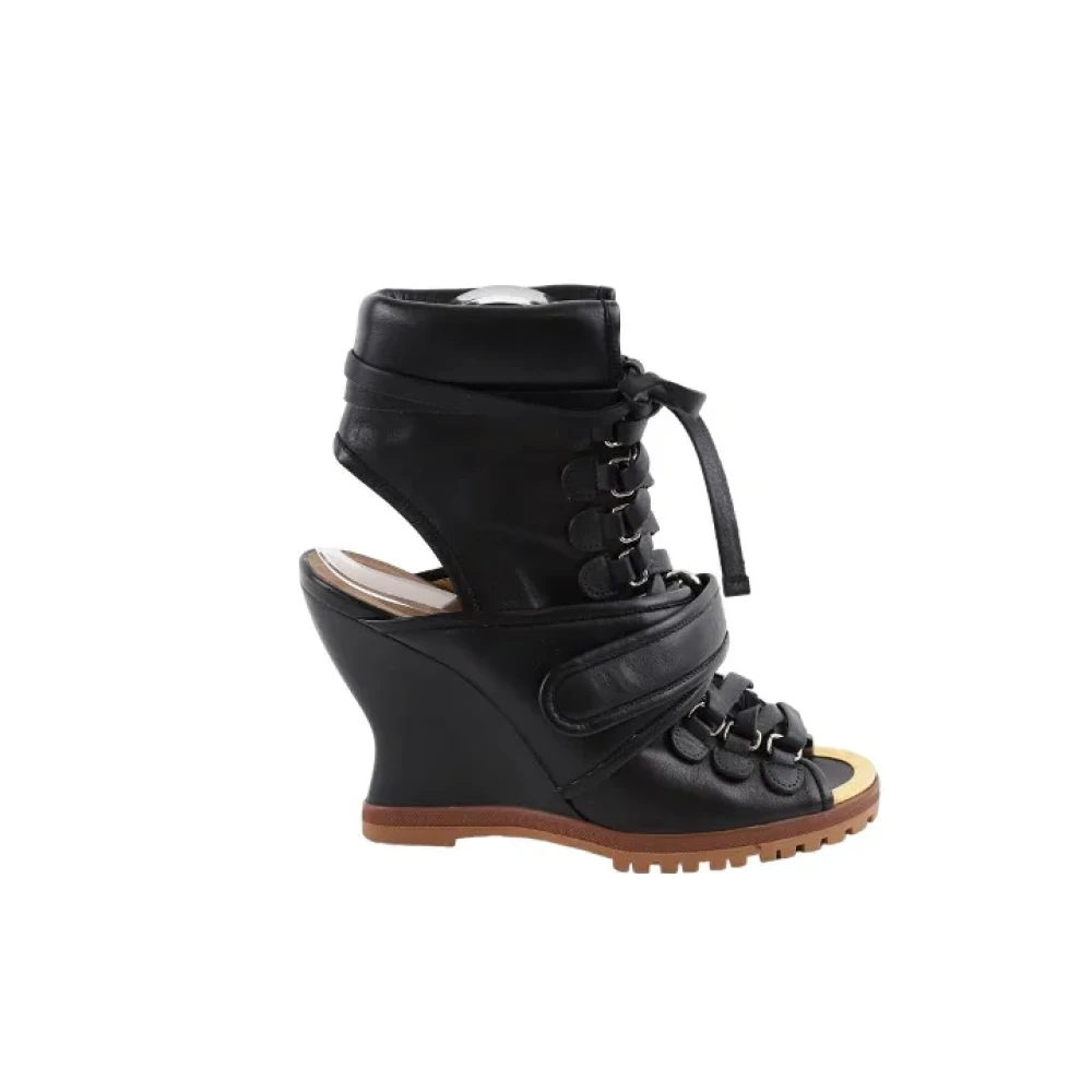 Chloé Pre-owned Leather heels Black Dames