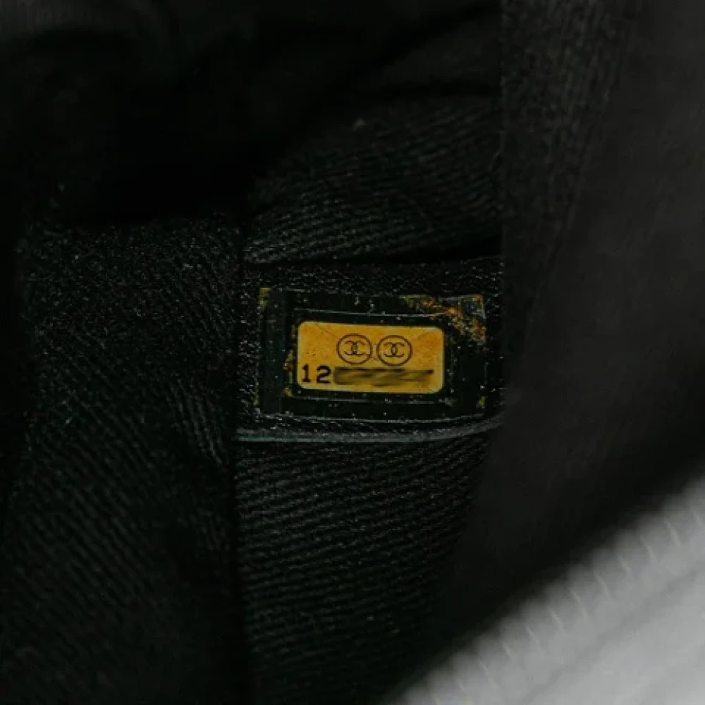 Chanel Vintage Pre-owned Fabric shoulder-bags Black Dames