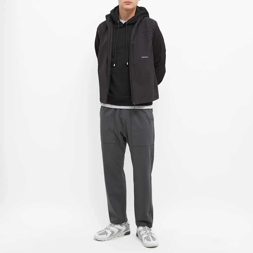 Belstaff Zwarte katoenen hoodie met Phoenix-patch Black Heren