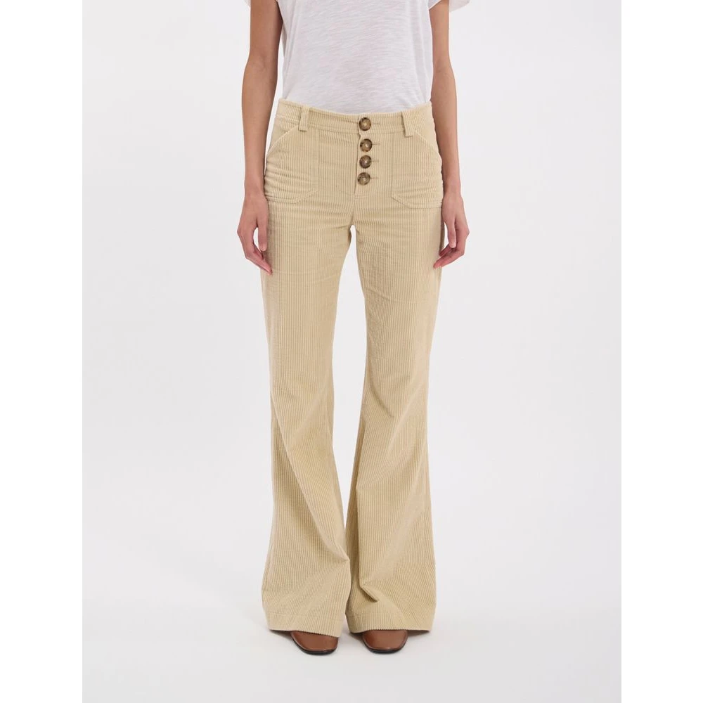 Ines De La Fressange Paris Charlotte Pants Beige Dames