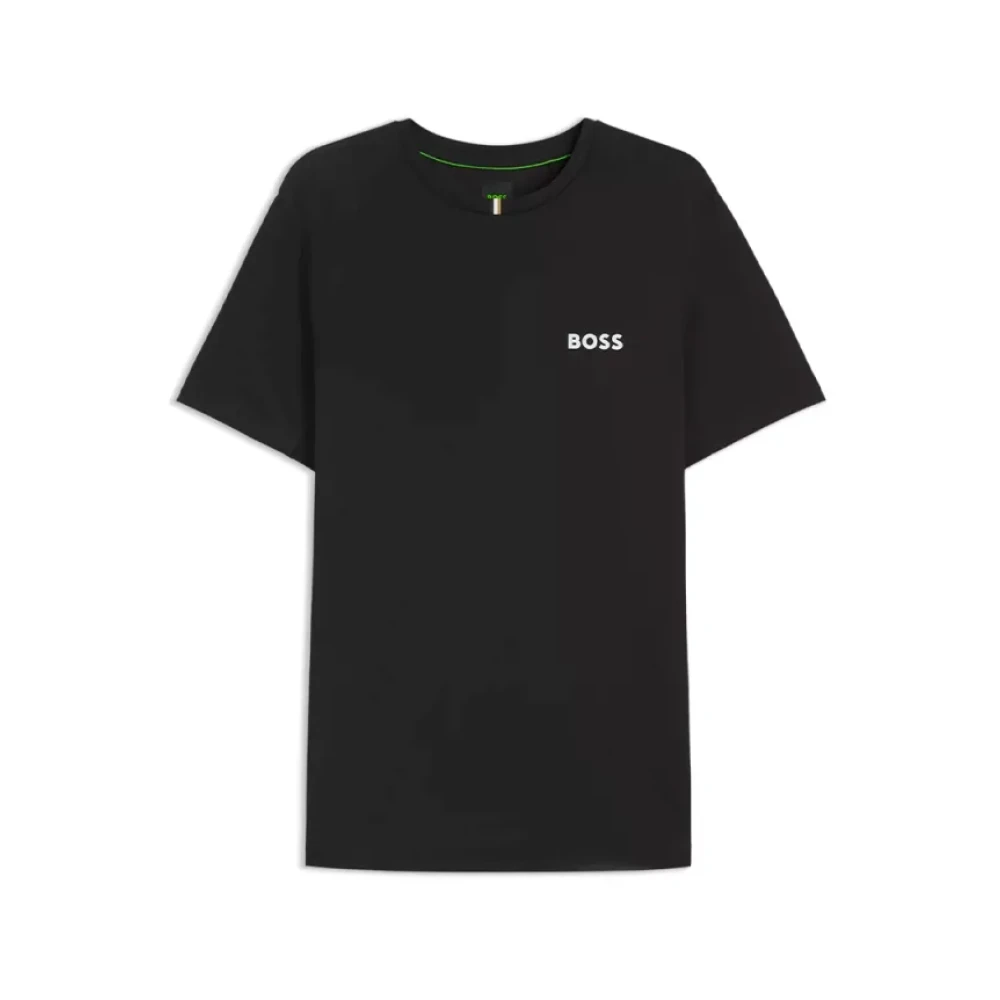 Hugo Men's Black Sporty Round Neck Short Sleeve T-Shirt - T-Shirts - Xl - Tops