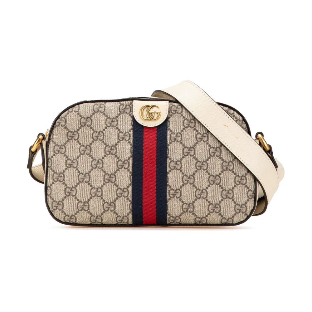 Gucci Vintage Women's Brown Vintage Cross Body Bags, One Size, Pre-Owned Shoulder Bag