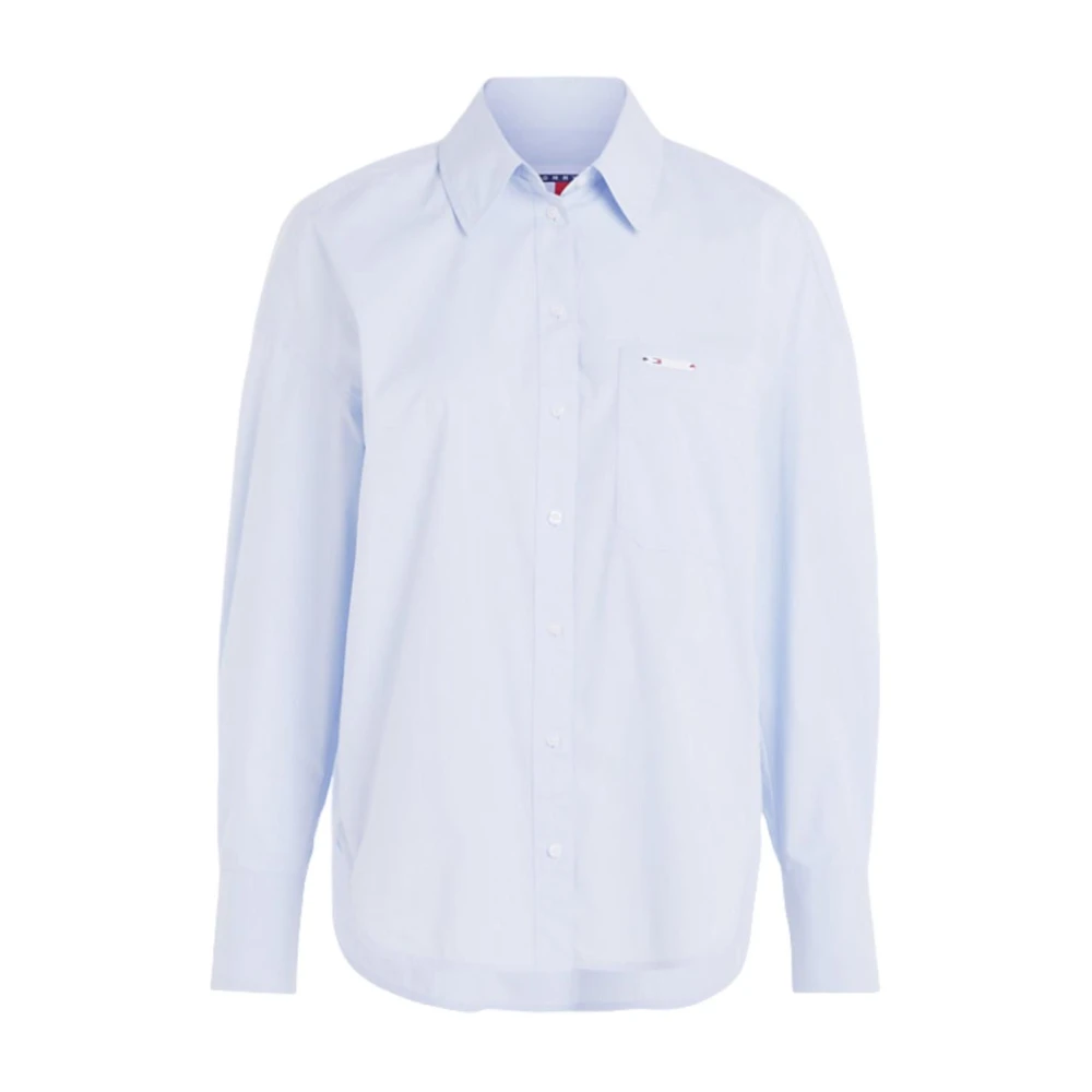 Tommy Hilfiger Women's Blue Oversize Shirt