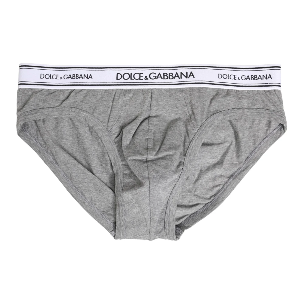 Dolce & Gabbana Men's Gray Midi Brief - Underpants - S - Underwear