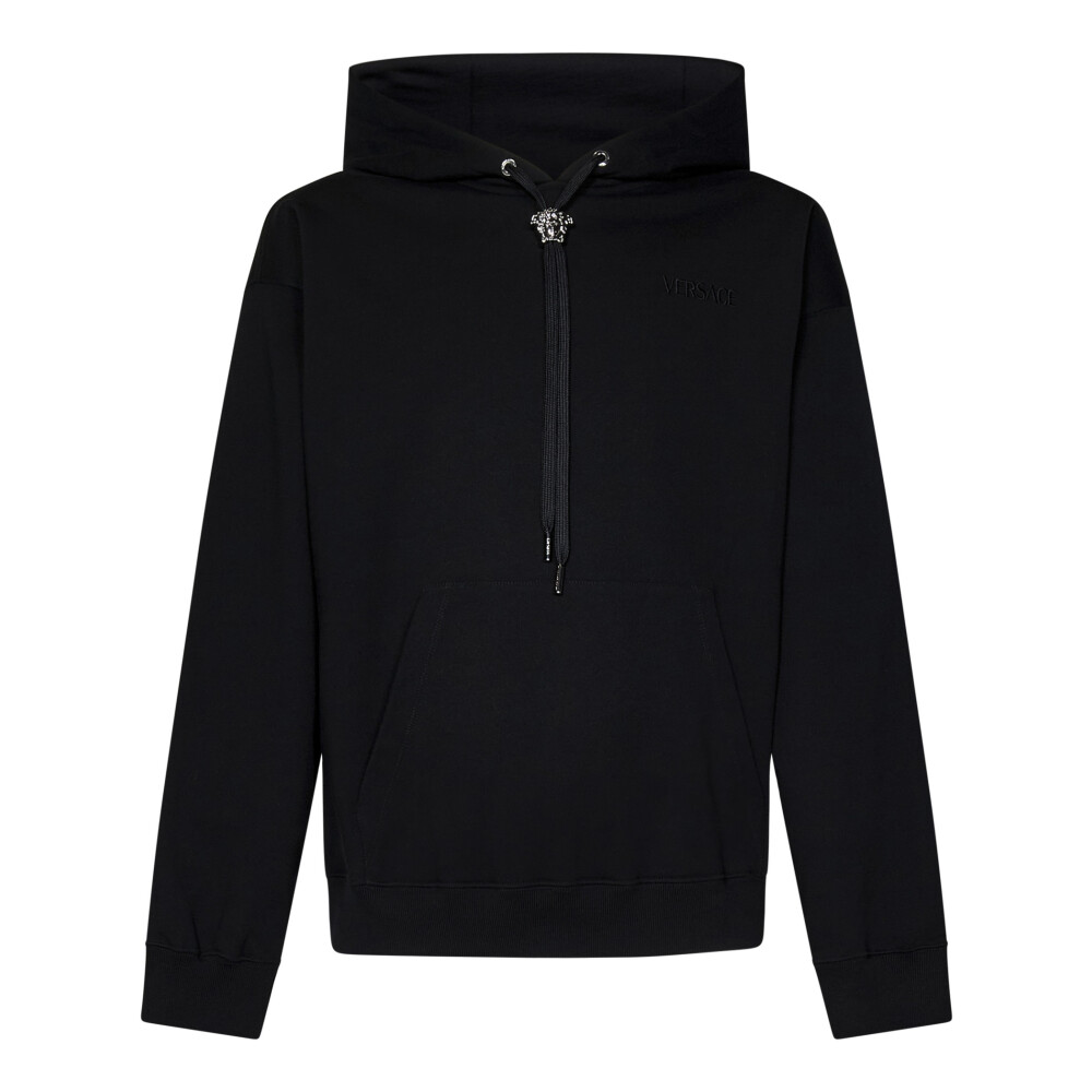 Black hooded sweater hotsell