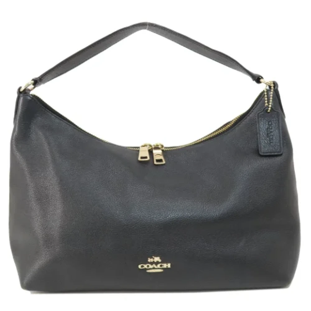 Coach Pre-owned Leather handbags Black Dames