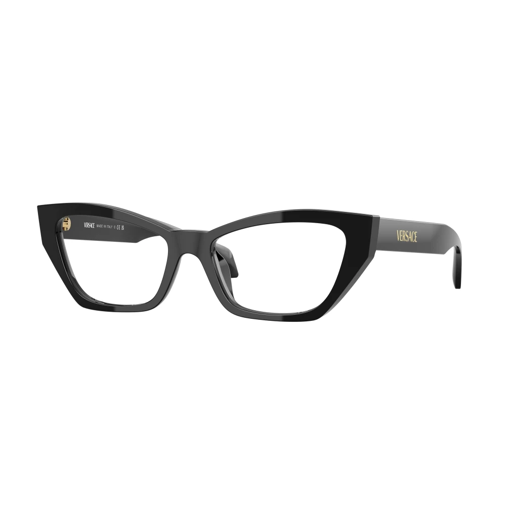 Versace Women's Black Glasses, 54 Mm, Stylish Eyeglasses