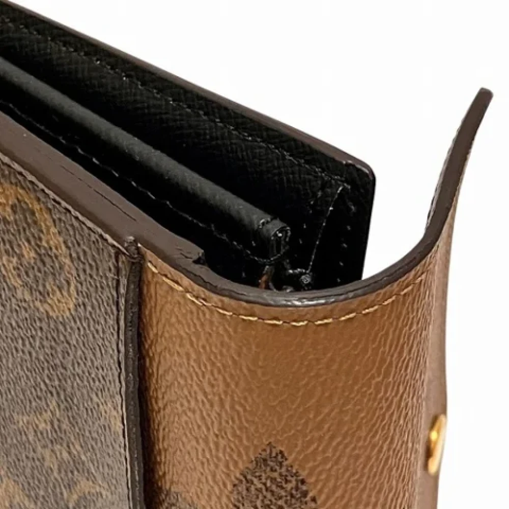 Louis Vuitton Vintage Pre-owned Canvas wallets Brown Dames