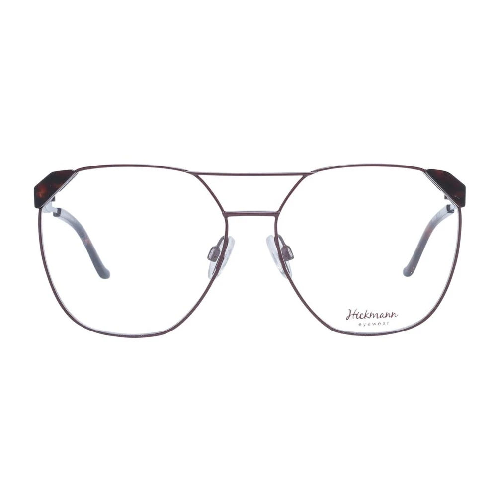 Ana Hickmann Bruine Aviator Metalen Optische Frames Brown Dames