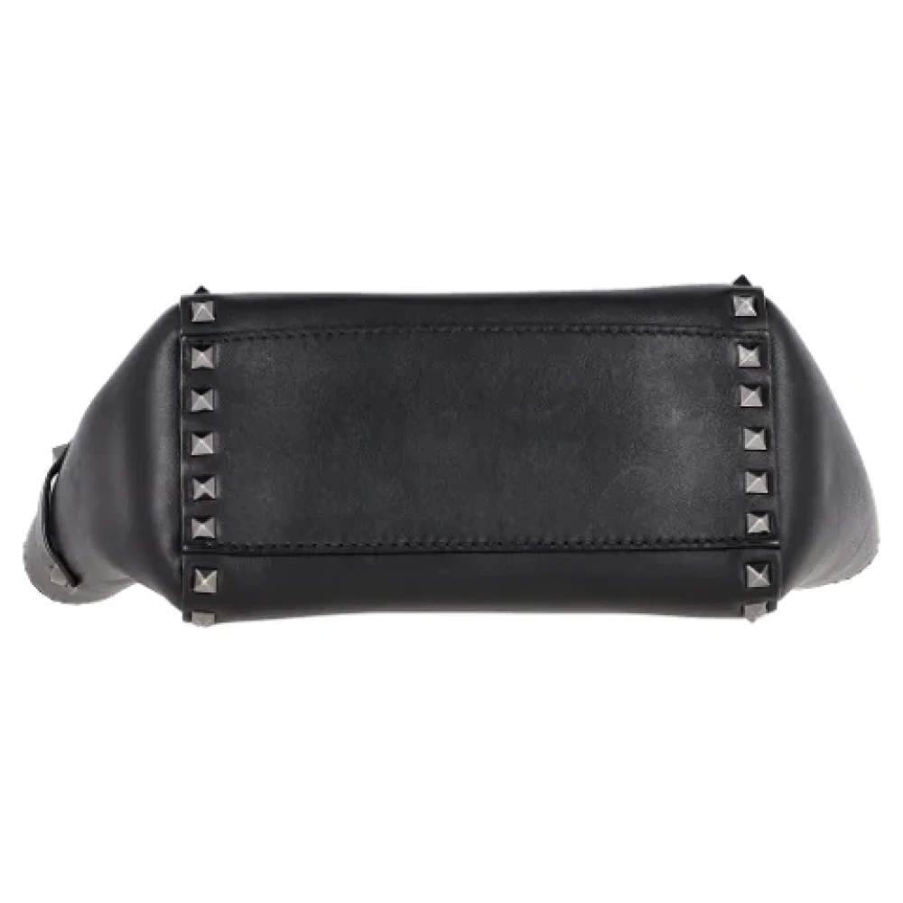 Valentino Vintage Pre-owned Leather totes Black Dames