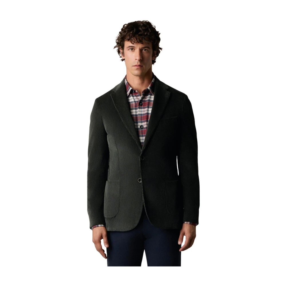 Brooks Brothers Men's Green Blazers, 4XL, Cotton Corduroy Blazer