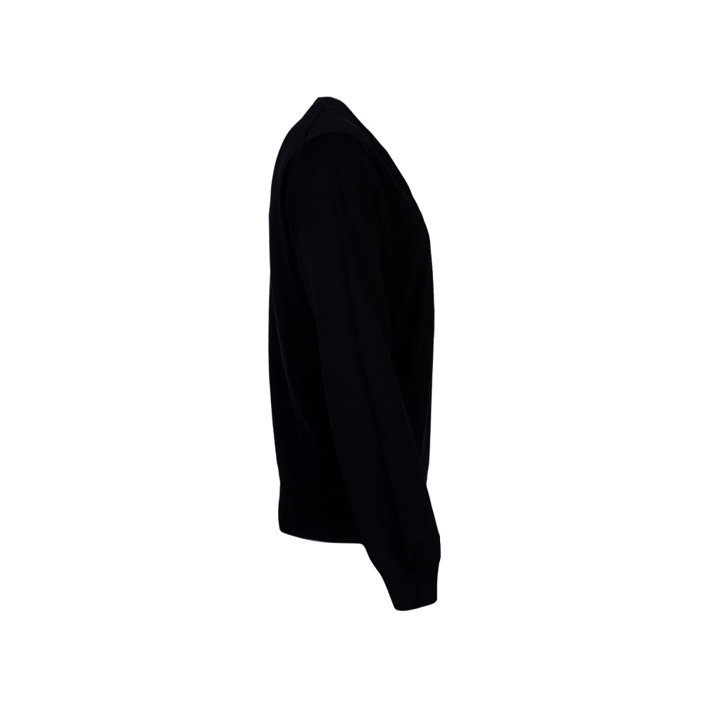Mauro Grifoni Stijlvolle V-hals gebreide kleding Black Heren