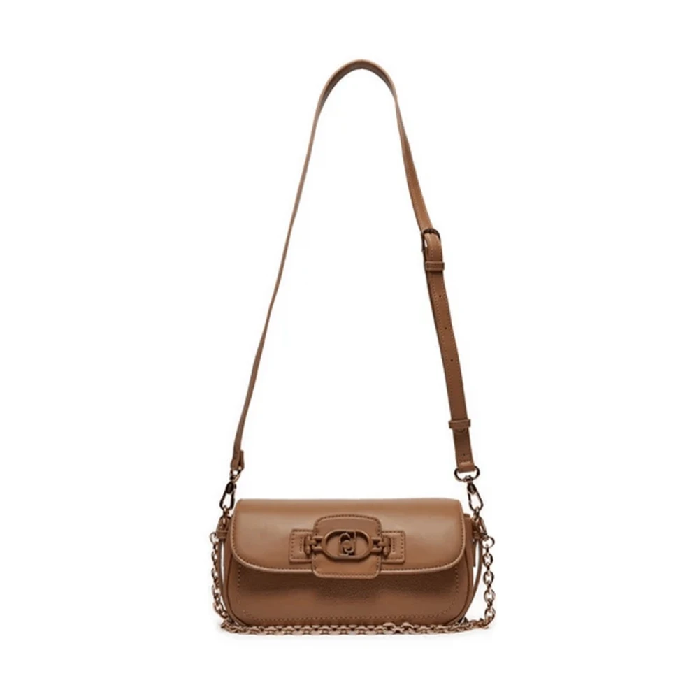 Liu Jo Stijlvolle Schoudertas met Logodetail Brown Dames