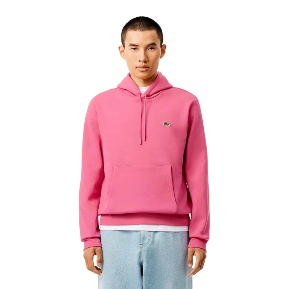 Lacoste Roze hoodie Pink Heren