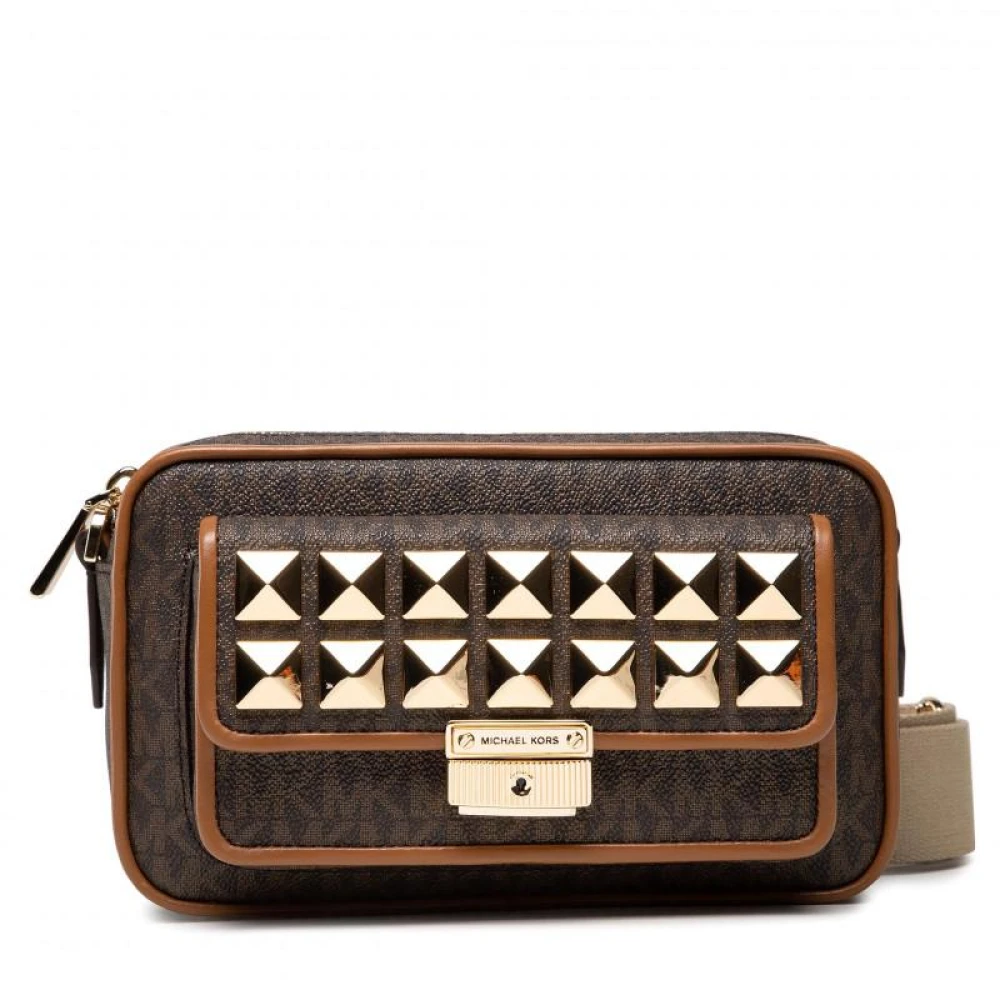 Michael Kors Bradshaw Postina Schoudertas Brown Dames