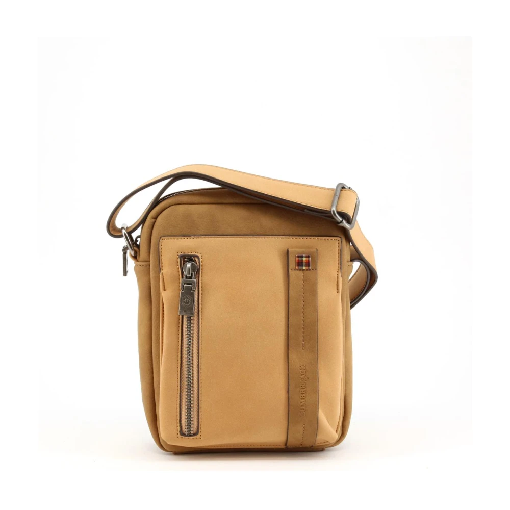 Lumberjack Brun Stilig Crossbodyväska För Män