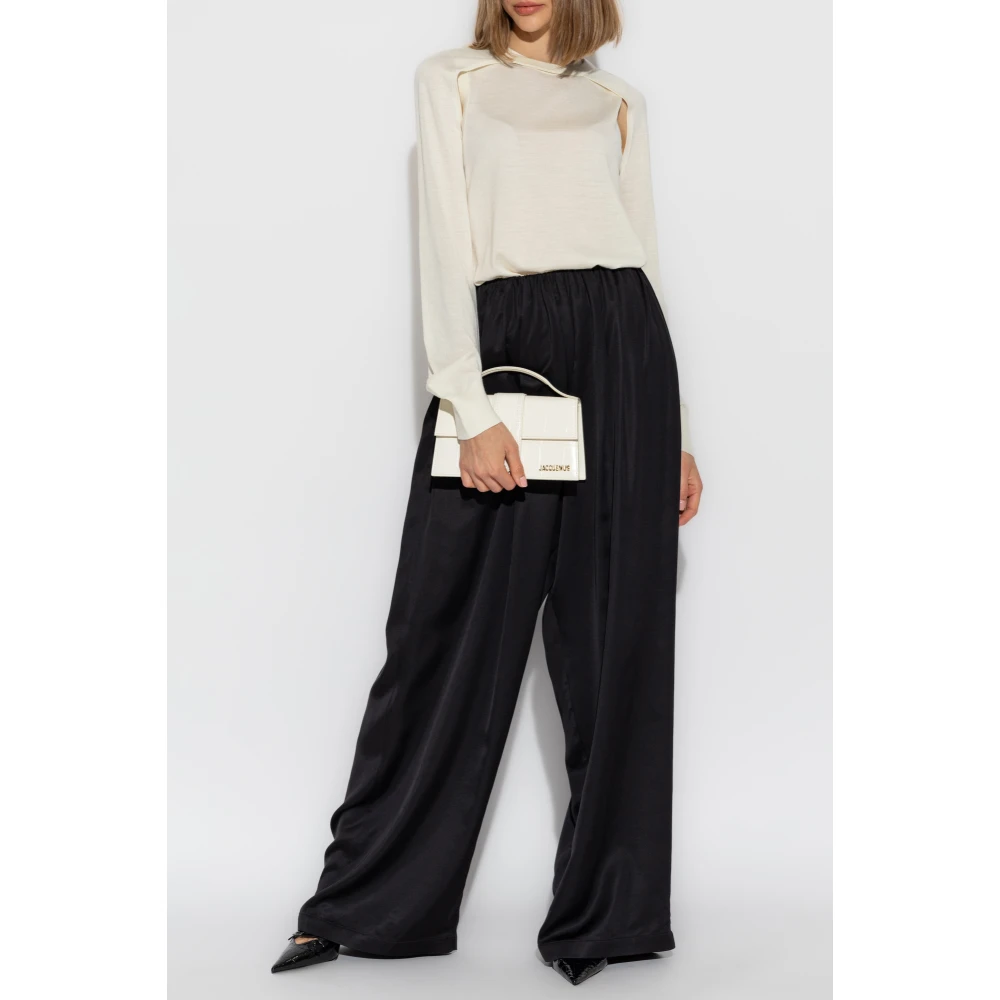 Helmut Lang Top met afneembare lange mouwen Beige Dames