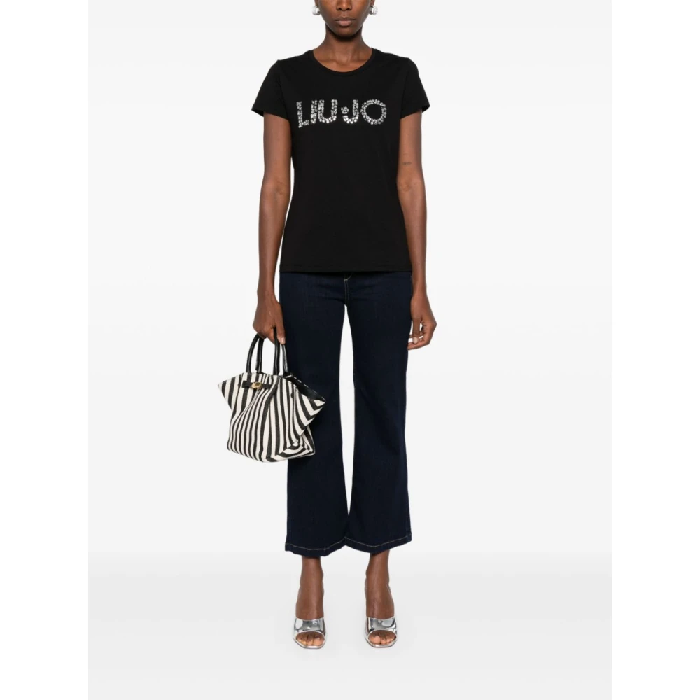 Liu Jo Donkerblauwe Katoenen Elastische Jeans Blue Dames
