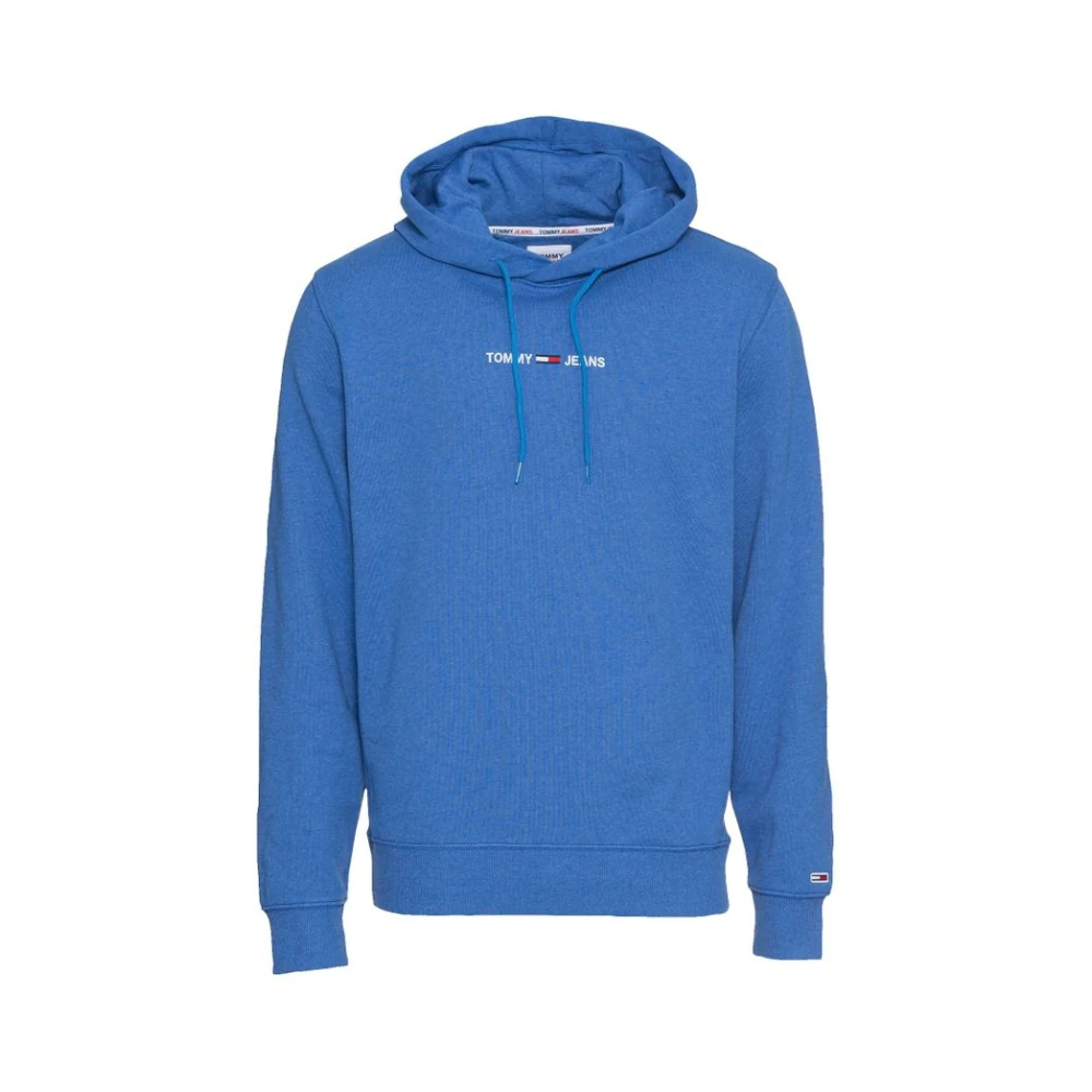 Tommy Jeans Hoodie Blue Heren