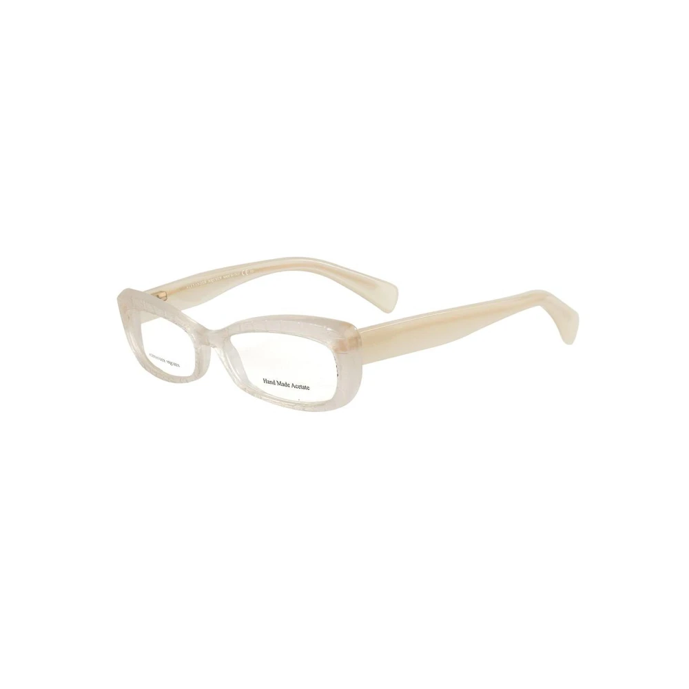 Alexander mcqueen Bicolor Acetaat montuur met wijzerplaat Multicolor Dames