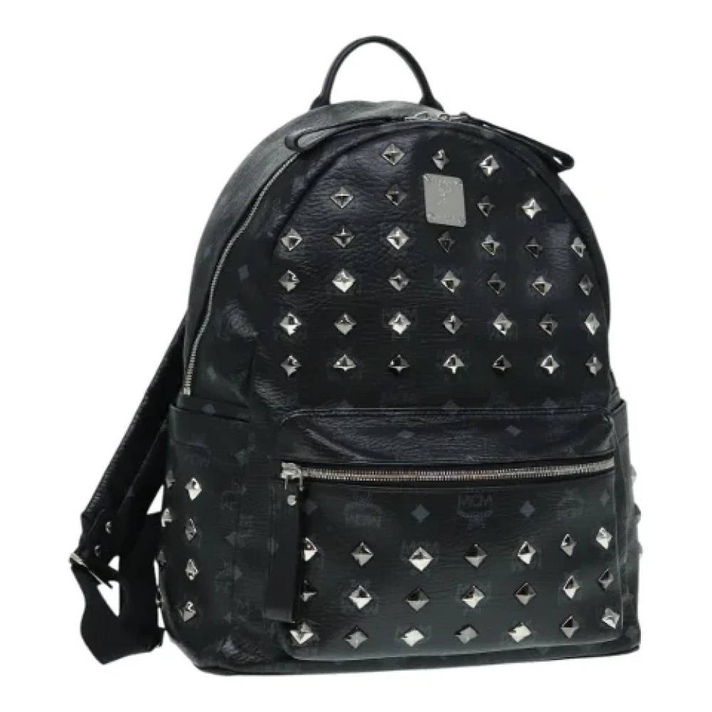 MCM Pre-owned Leather backpacks Black Dames