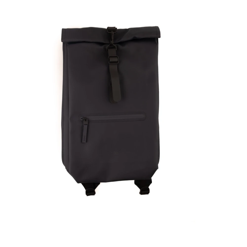 Rains Waterdichte uniseks rolltop rugzak Navy Blue Dames