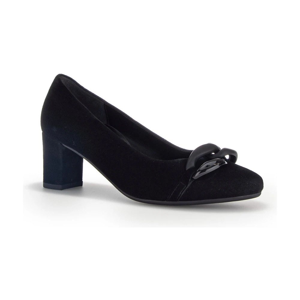 Gabor Women's Black Pumps, 5 Uk, Elegant Closed Formal Business Shoes