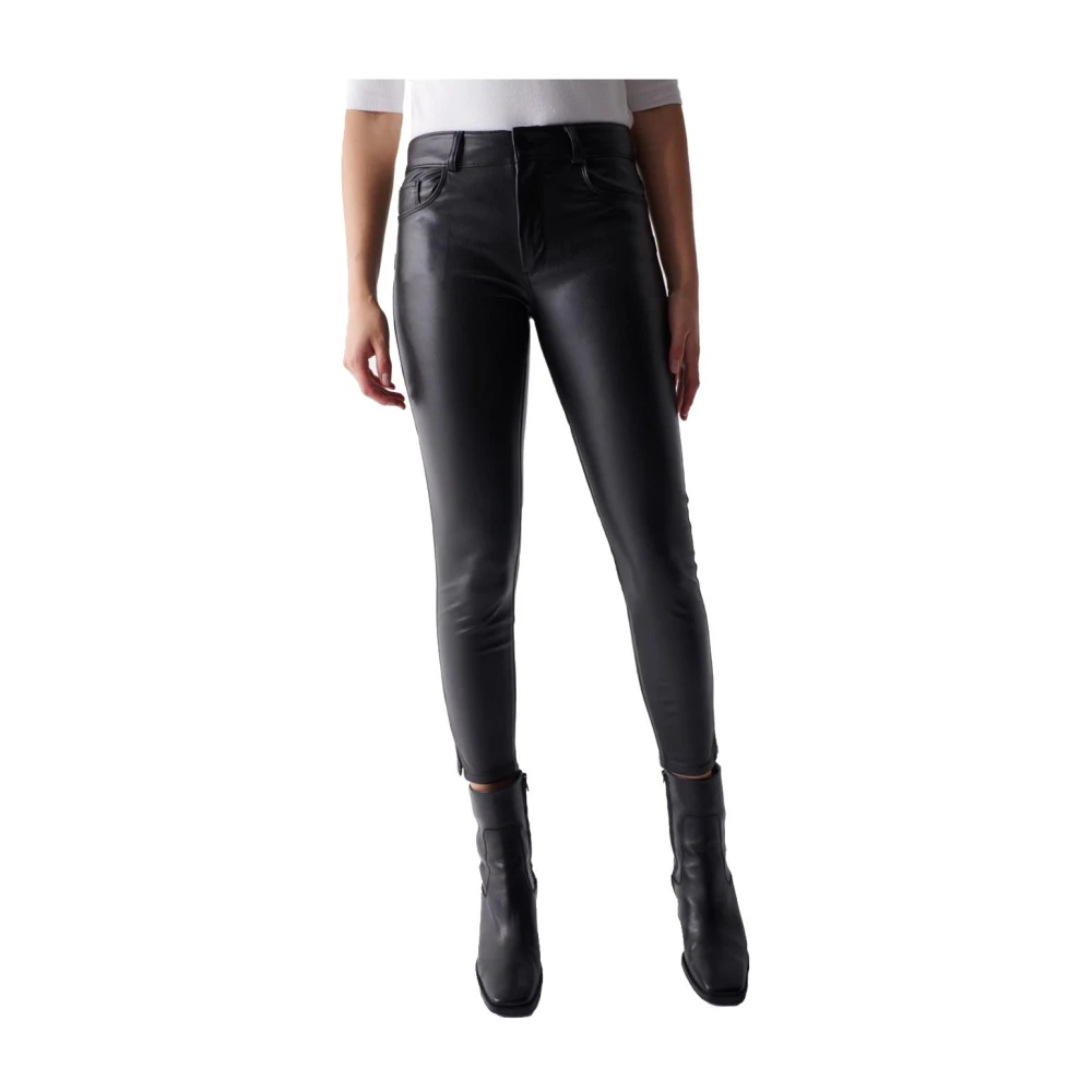Salsa Cropped Trousers Black Dames