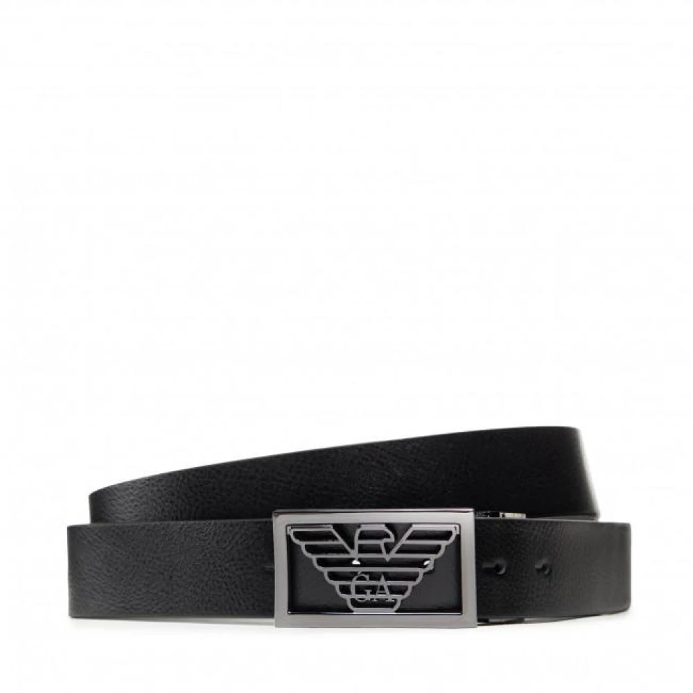 Emporio Armani Men's Black Belt