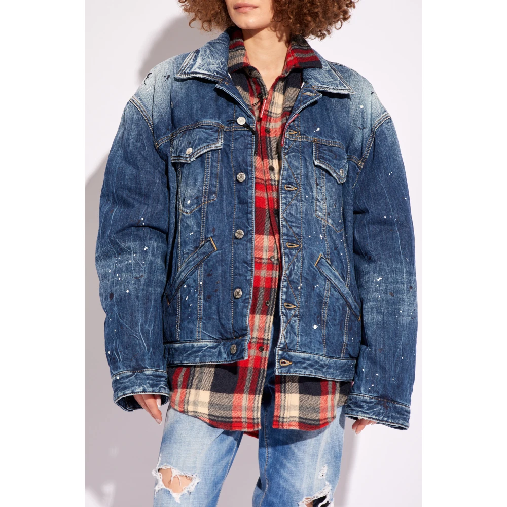 Dsquared2 Denim jas Blue Dames