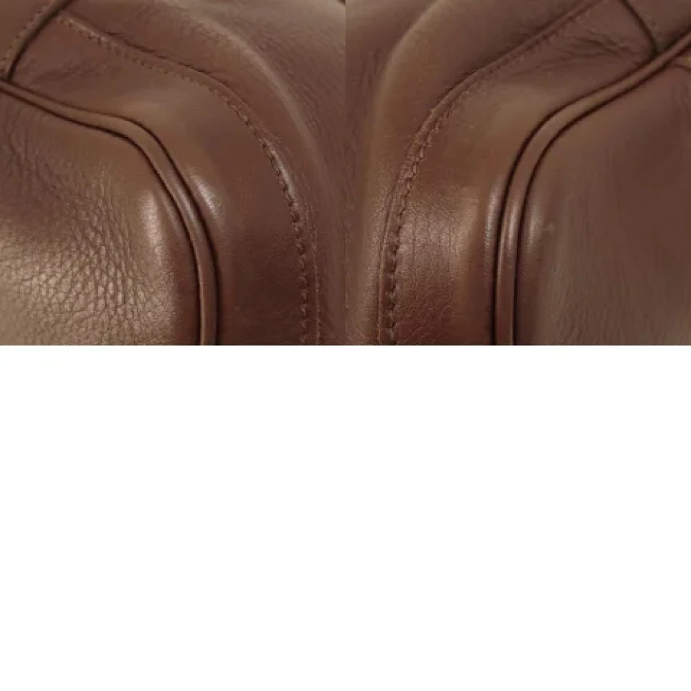 Hermès Vintage Pre-owned Leather totes Brown Dames