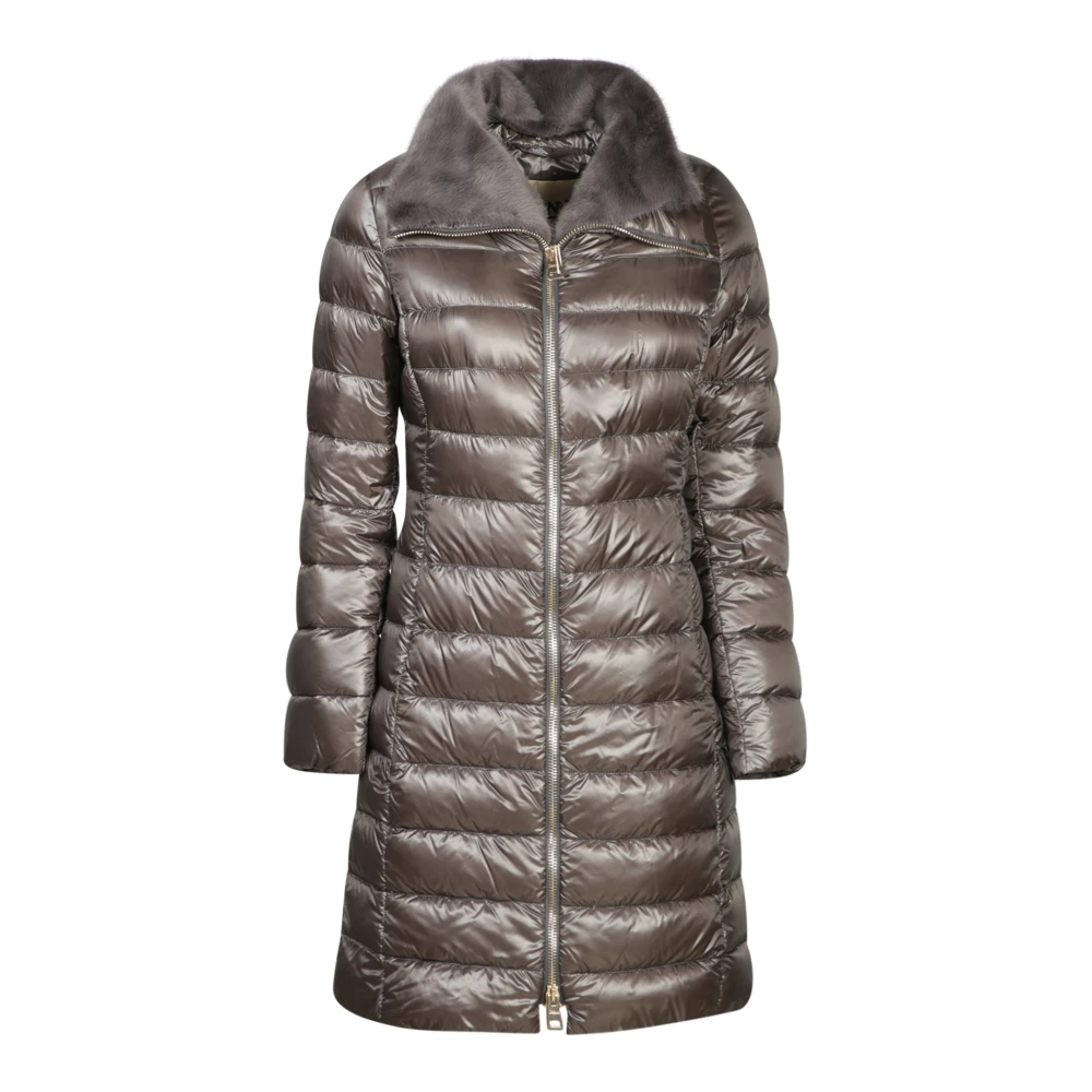 Herno Grijze Jas Gray Dames