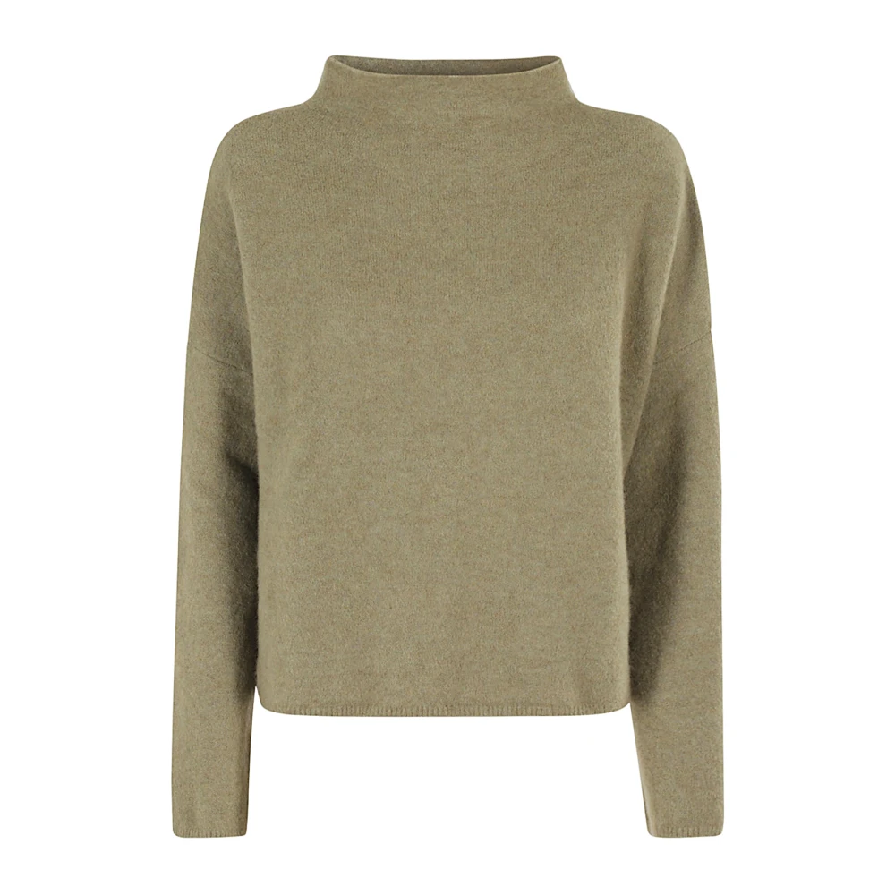 Filippa K Gezellige Funnelneck Sweater Green Dames