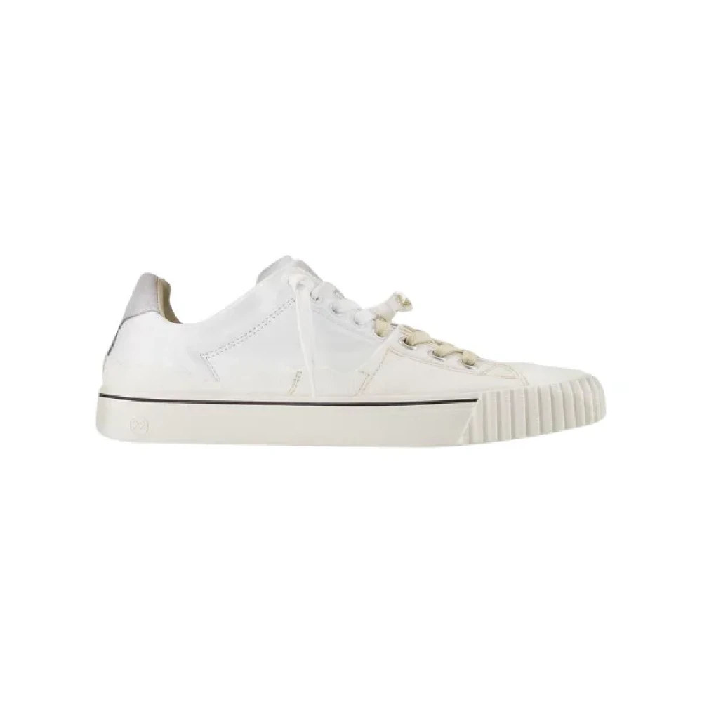 Maison Margiela Pre-owned Leather sneakers White Dames