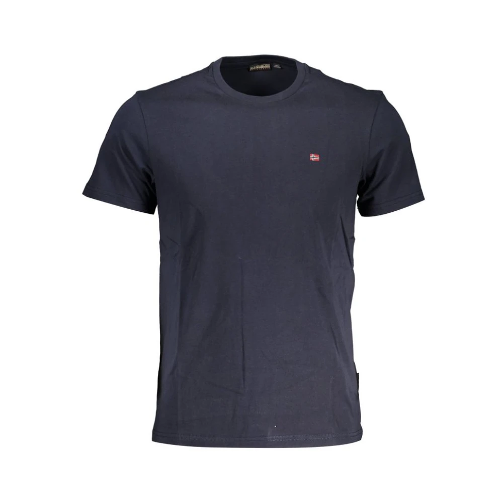 Napapijri Men's Blue T-Shirts, 3XL, Cotton T-Shirt