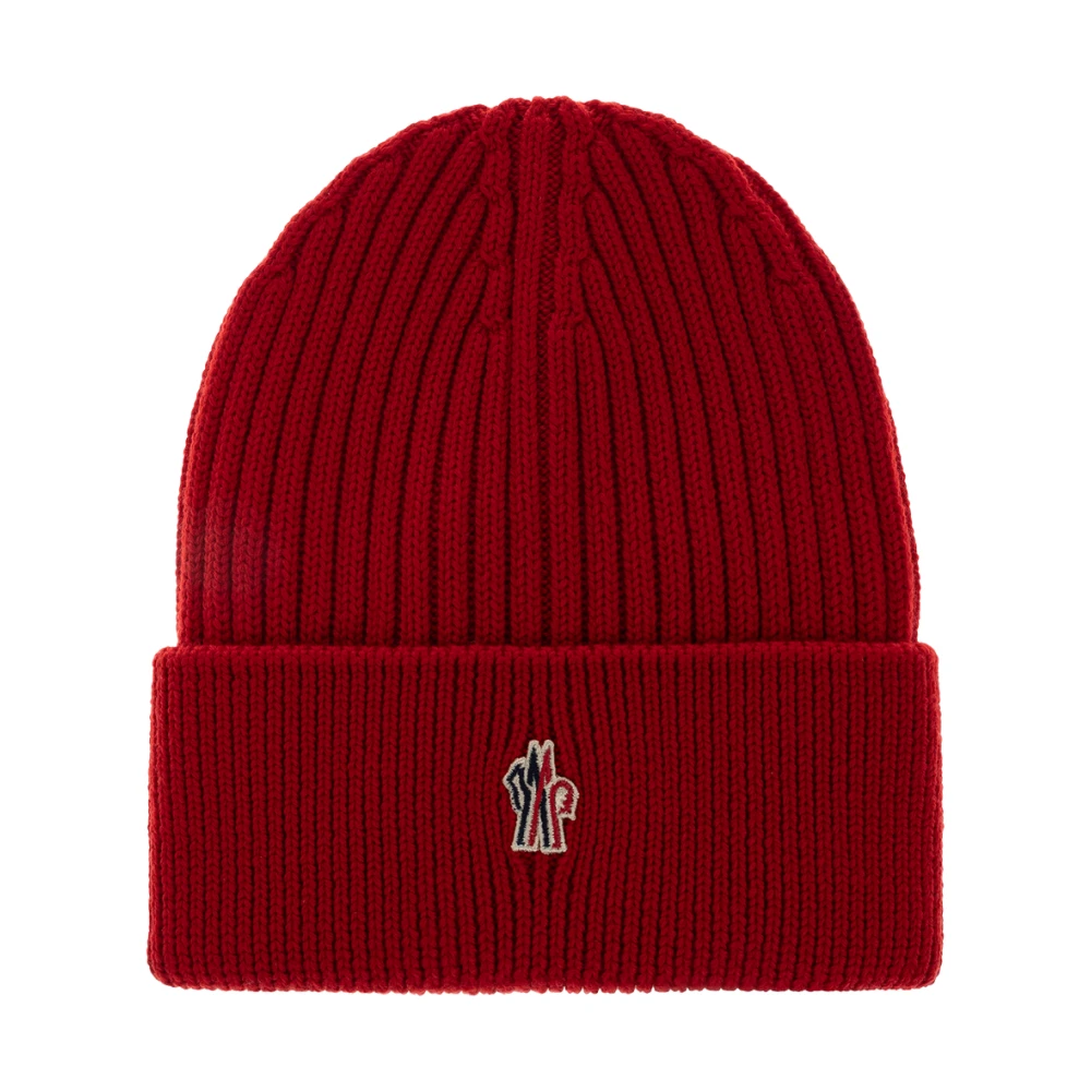 Moncler Grenoble Ribbed Knit Beanie - Mann Hats Red One Size - Immagine 3