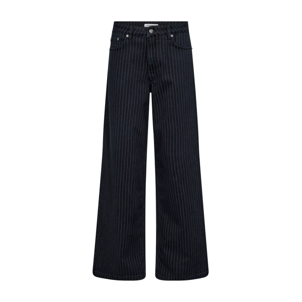 Co'Couture Wide Long Jeans Black Dames