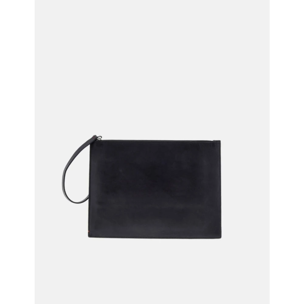 Carolina Herrera Sequoia Leren Continental Portemonnee met 35e Verjaardagsarmband Detail Black Heren