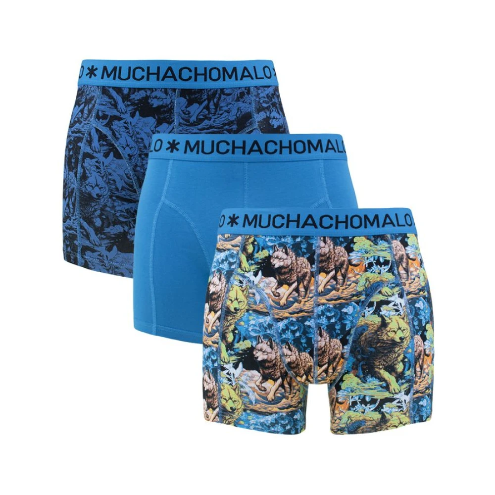 Muchachomalo Katoenen Boxershorts 3-Pack Multicolor Heren