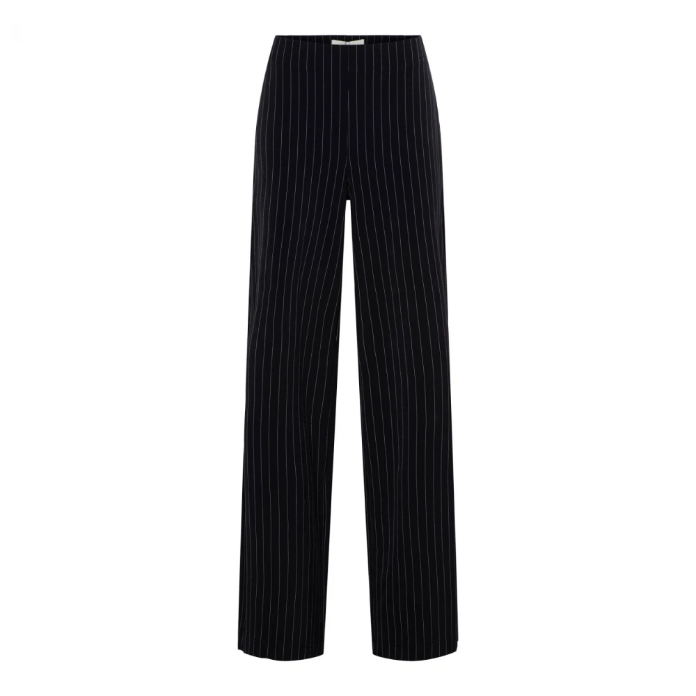&Co Woman Wijde Broek Zomerse Stijl Black Dames