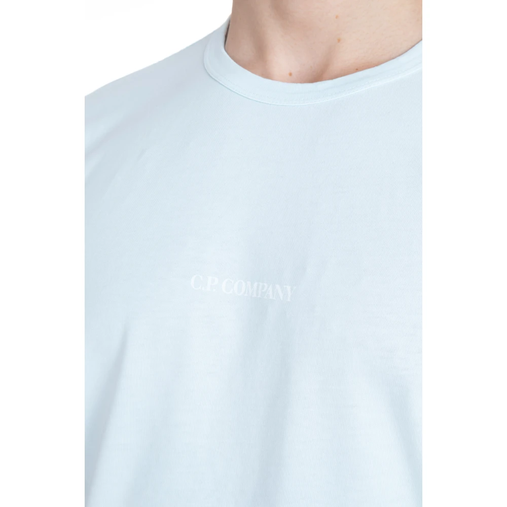 C.P. Company Heldere Blauwe T-shirts en Polos Blue Heren