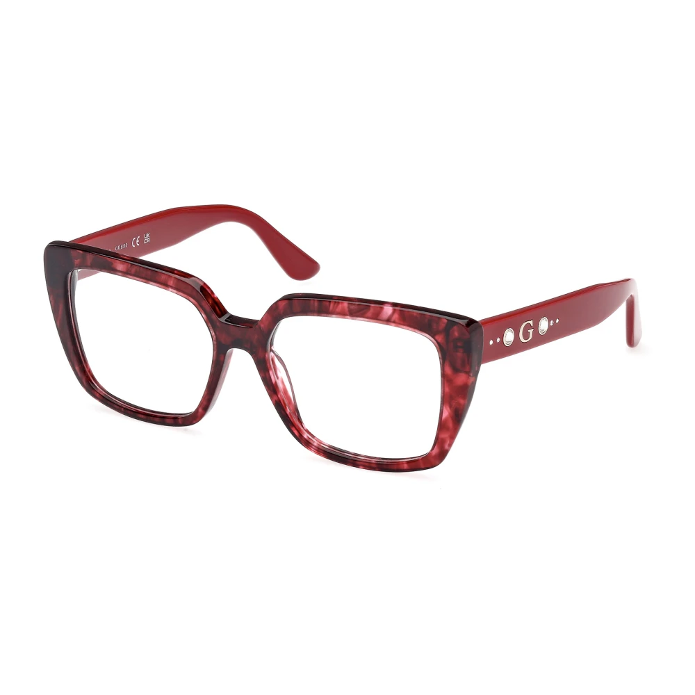 Guess Women's Red Glasses, 54 Mm, Stylish Eyeglasses