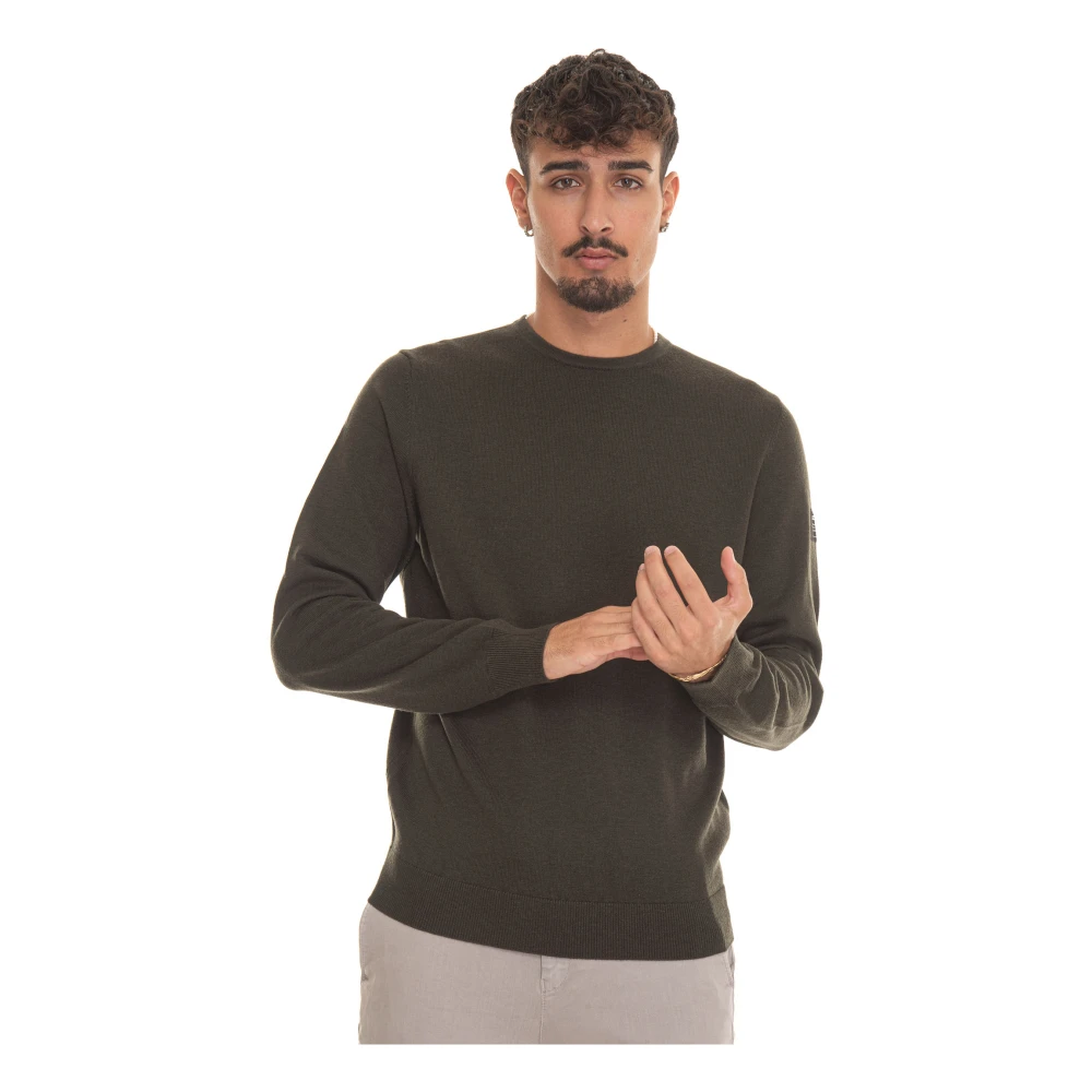 Ecoalf Gerecyclede Ronde-hals Pullover Green Heren
